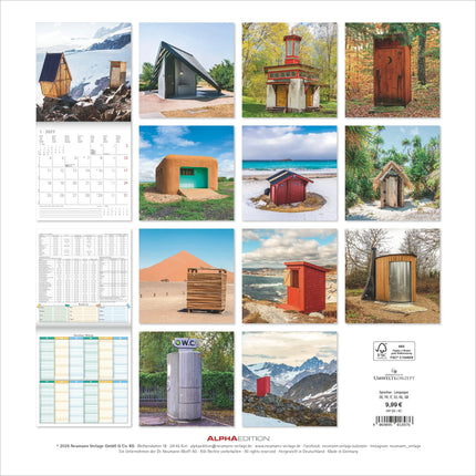 AlphaEdition Toiletten over de hele Wereld Kalender 2027