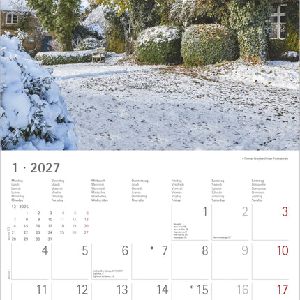 AlphaEdition Tuin Magie Kalender 2027
