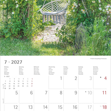 AlphaEdition Tuin Magie Kalender 2027
