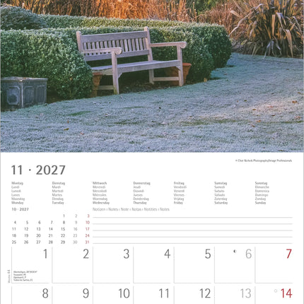 AlphaEdition Tuin Magie Kalender 2027
