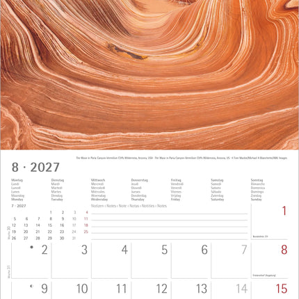 AlphaEdition WereldWonderen Kalender 2027