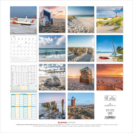 AlphaEdition Zee uitzicht Kalender 2027