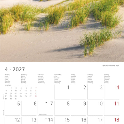 AlphaEdition Zee uitzicht Kalender 2027