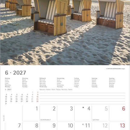 AlphaEdition Zee uitzicht Kalender 2027
