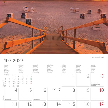 AlphaEdition Zee uitzicht Kalender 2027