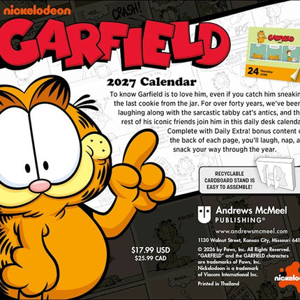 Andrews McMeel Garfield Boxed Kalender 2027