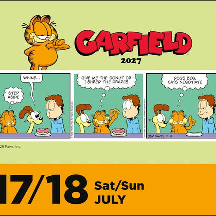 Andrews McMeel Garfield Boxed Kalender 2027