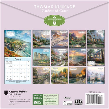 Andrews McMeel Kinkade Gardens Of Grace Kalender 2026