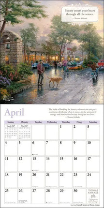 Andrews McMeel Kinkade Lightposts For Living Kalender 2027