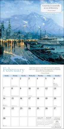 Andrews McMeel Kinkade Lightposts For Living Kalender 2027