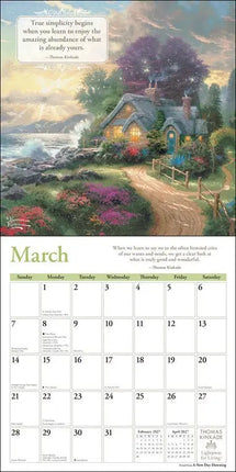 Andrews McMeel Kinkade Lightposts For Living Kalender 2027