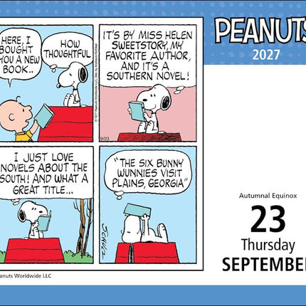 Andrews McMeel Snoopy Kalender 2027 Boxed