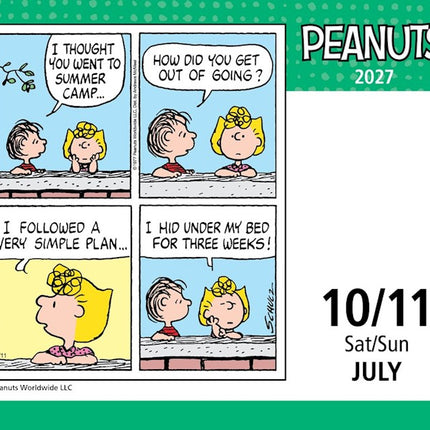Andrews McMeel Snoopy Kalender 2027 Boxed