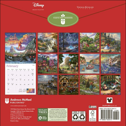 Andrews McMeel Thomas Kinkade Disney Kalender 2027