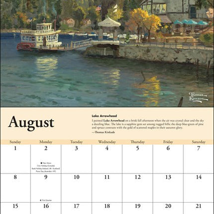 Andrews McMeel Thomas Kinkade Travels Kalender 2027 Deluxe