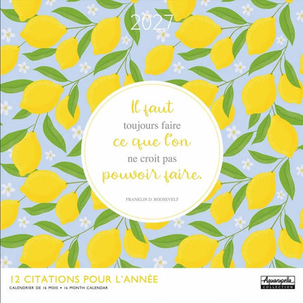 Aquarupella Citations Kalender 2027