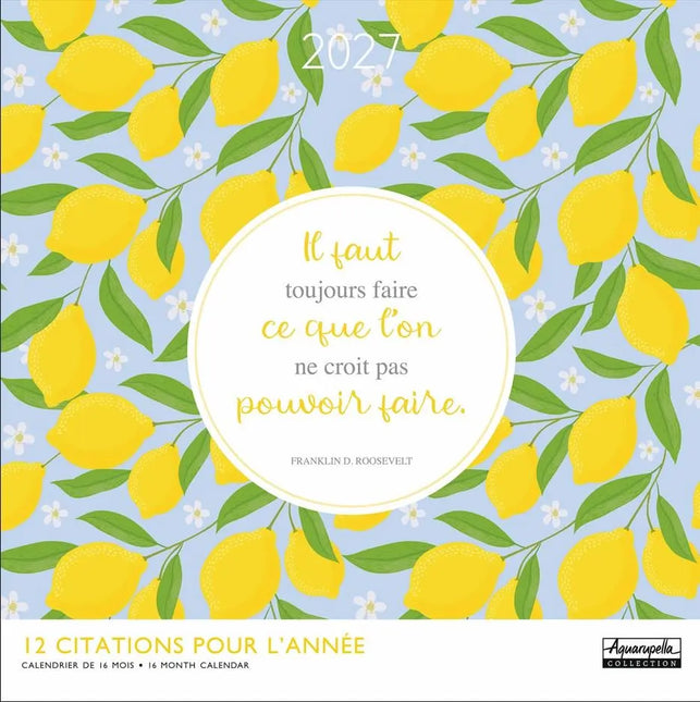 Aquarupella Citations Kalender 2027