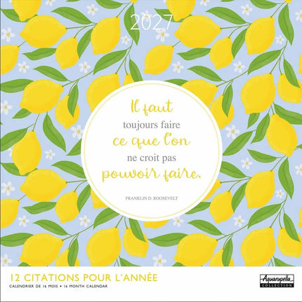 Aquarupella Citations Kalender 2027