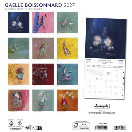 Aquarupella Gaelle Boissonnard Kalender 2027 Night