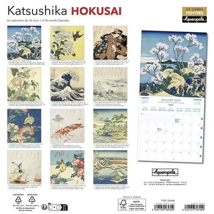 Aquarupella Hokusai Kalender 2027