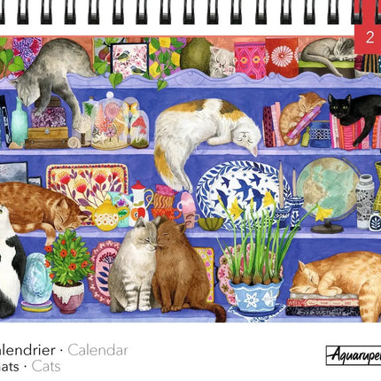 Aquarupella Katten Deskkalender 2027