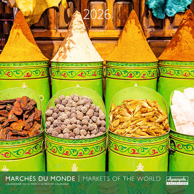 Aquarupella Markets of the World Kalender 2026