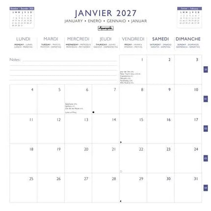 Aquarupella Markets of the World Kalender 2027