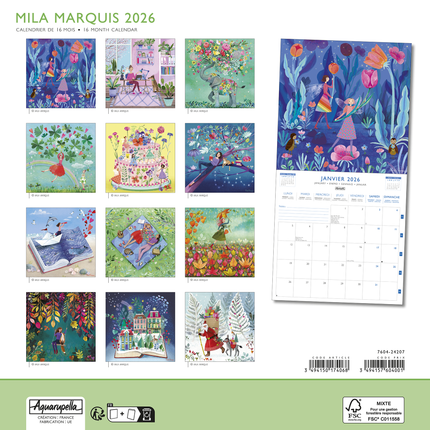 Aquarupella Mila Marquis Kalender 2027