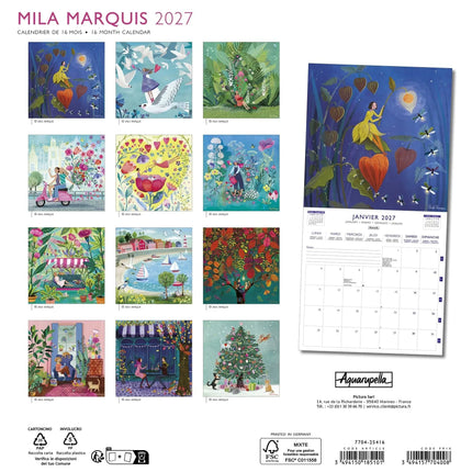 Aquarupella Mila Marquis Kalender 2027