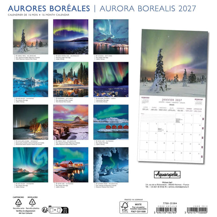 Aquarupella Noorderlicht Kalender 2027