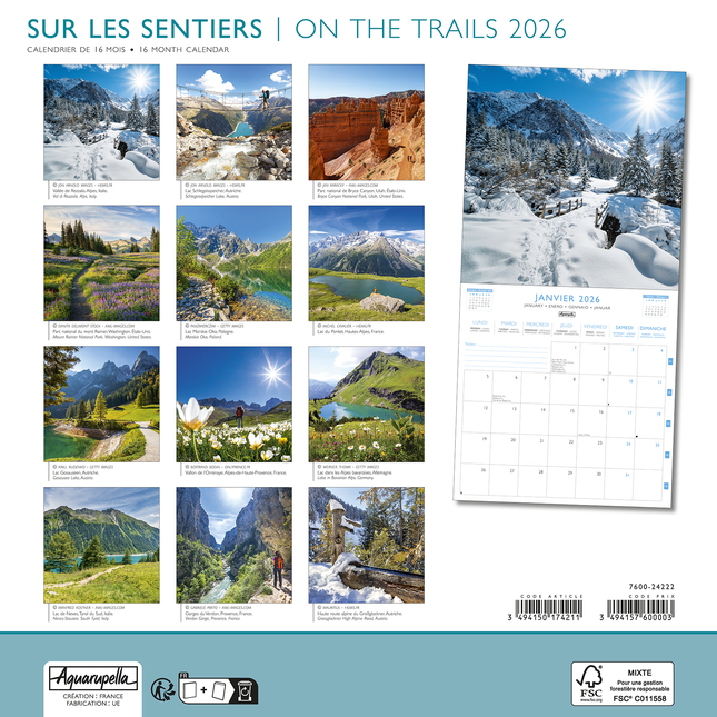 Aquarupella On The Trails Kalender 2026