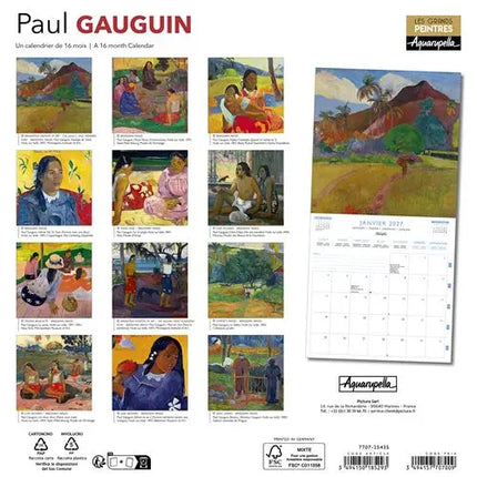Aquarupella Paul Gauguin Kalender 2027