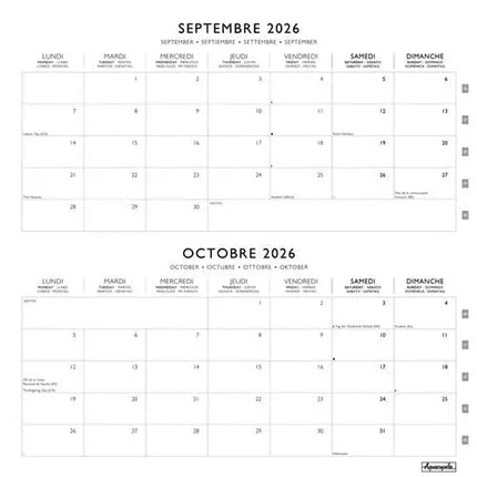 Aquarupella Puppies Kalender 2027