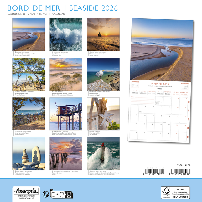 Aquarupella Seaside Kalender 2026