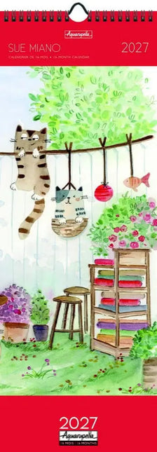 Aquarupella Sue Miano Slimline Kalender 2027