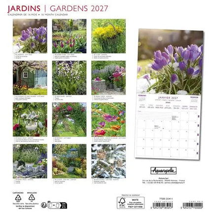 Aquarupella Tuinen Kalender 2027