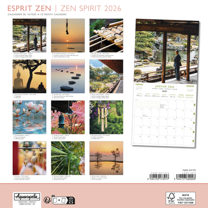 Aquarupella Zen Spirit Kalender 2027