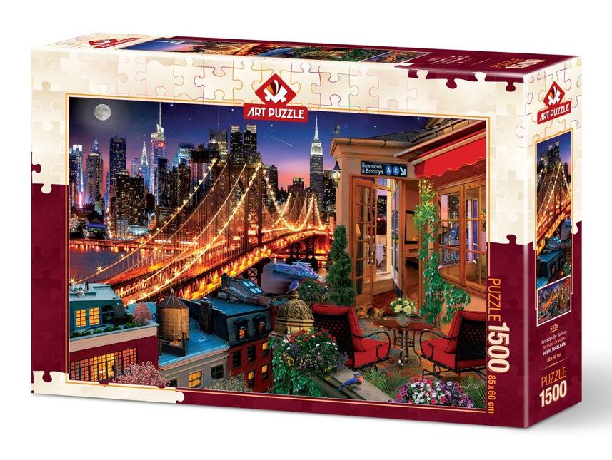 Art Puzzle Brooklyn By Terrace Puzzel 1500 Stukjes