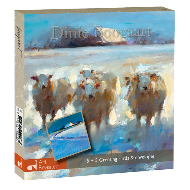Art Revisited Dinie Boogaart Kerstkaarten 2x 5 Stuks