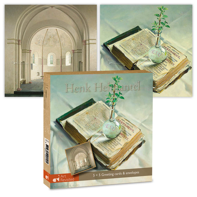 Art Revisited Henk Helmantel Kerstkaarten 2x 5 stuks