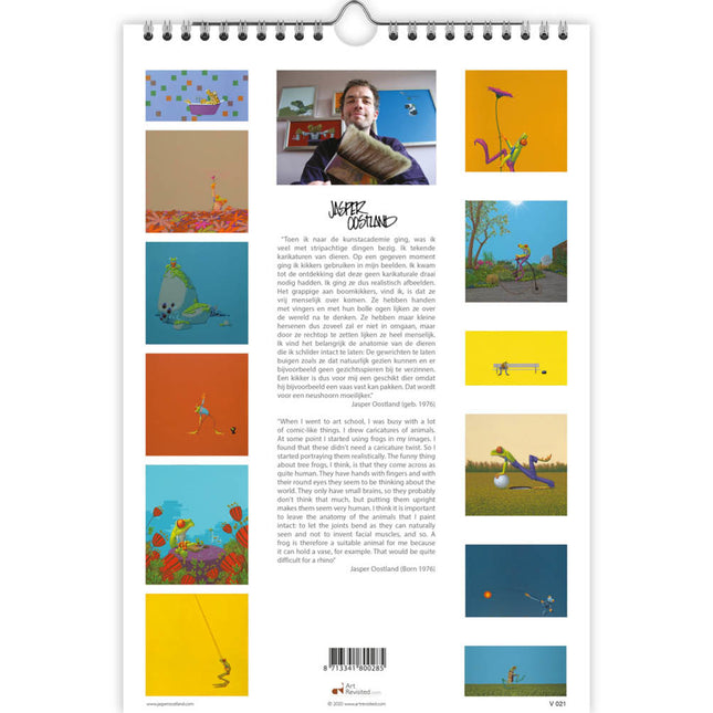 Art Revisited Like a Frog - Jasper Oostland Verjaardagskalender