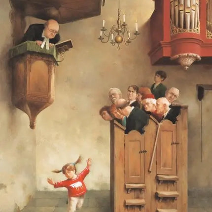 Art Revisited Marius van Dokkum Dansje in de Kerk Puzzel 1000 Stukjes