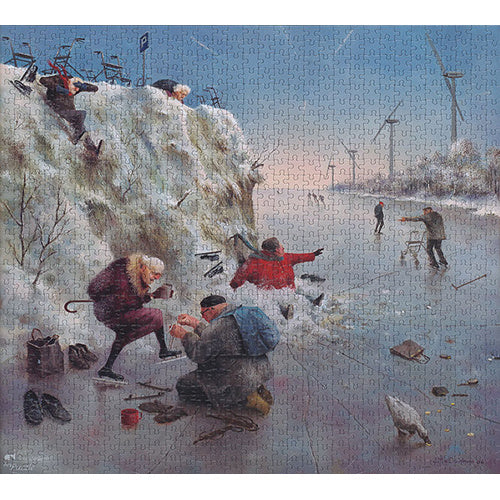 Art Revisited Marius van Dokkum IJspret Puzzel 1000 Stukjes