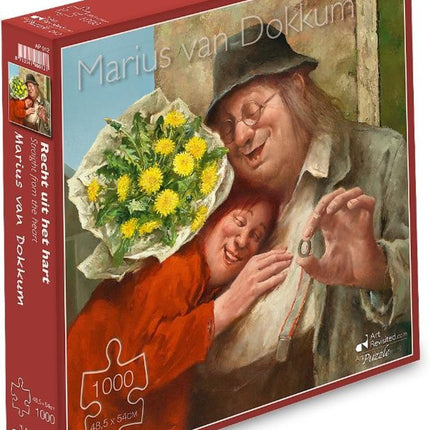 Art Revisited Marius van Dokkum Recht uit het Hart Puzzel 1000 Stukjes