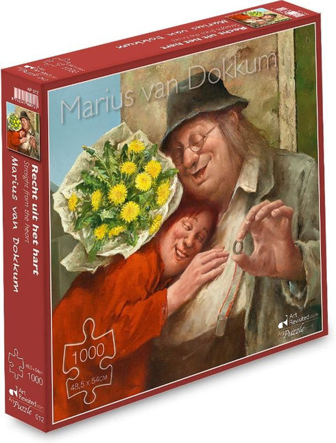 Art Revisited Marius van Dokkum Recht uit het Hart Puzzel 1000 Stukjes