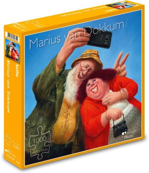 Art Revisited Marius van Dokkum Selfie Puzzel 1000 Stukjes