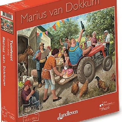 Art Revisited Marius van Dokkum Tuinfeest Puzzel 1000 Stukjes
