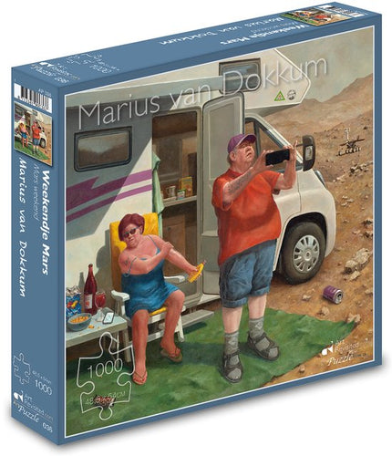 Art Revisited Marius van Dokkum Weekendje Mars Puzzel 1000 Stukjes