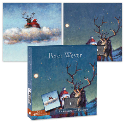 Art Revisited Peter Wever Kerstkaarten 2x 5 stuks