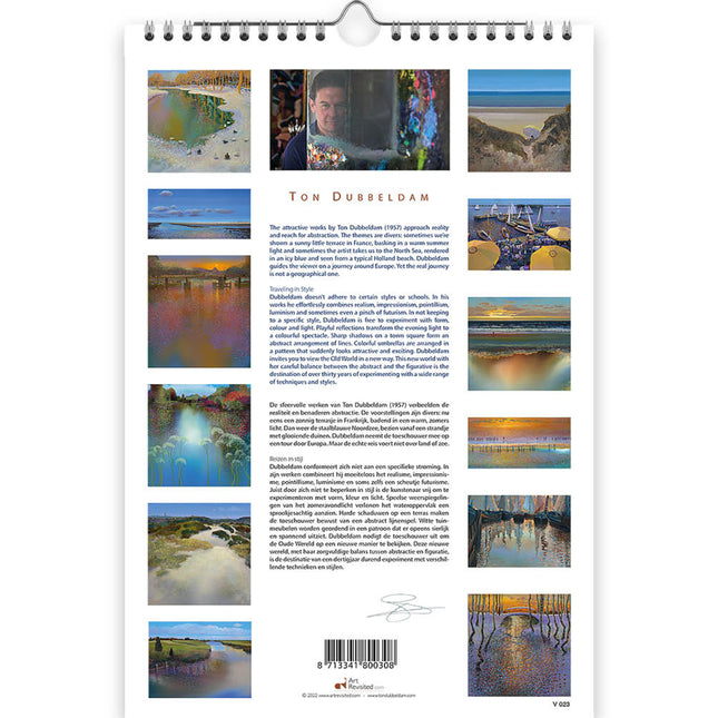Art Revisited Ton Dubbeldam Verjaardagskalender A4 Serenity